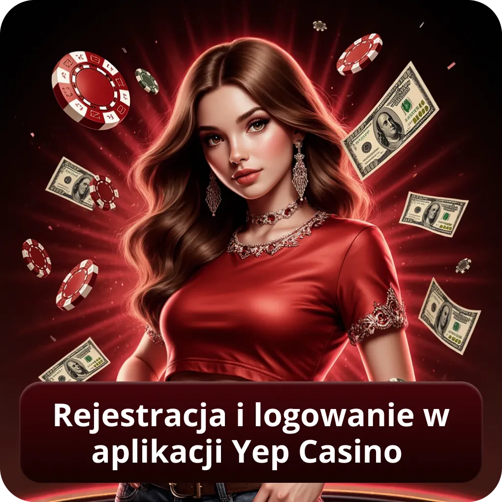 Rejestracja i logowanie przez aplikację Yep Casino App